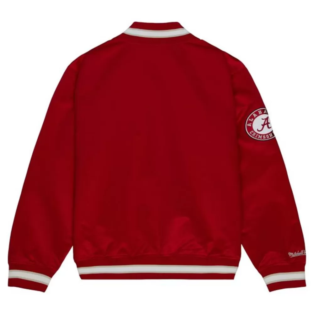 Apparel Mitchell & Ness Jackets & Outerwear-Team Og Lightweight Satin Jacket University Of Alabama