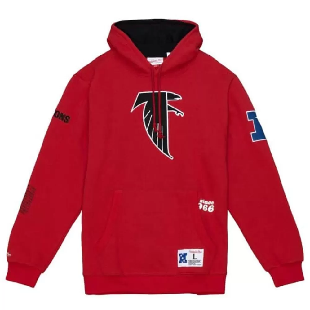 Apparel Mitchell & Ness Hoodies & Sweatshirts-Team Origins Fleece Hoody Atlanta Falcons