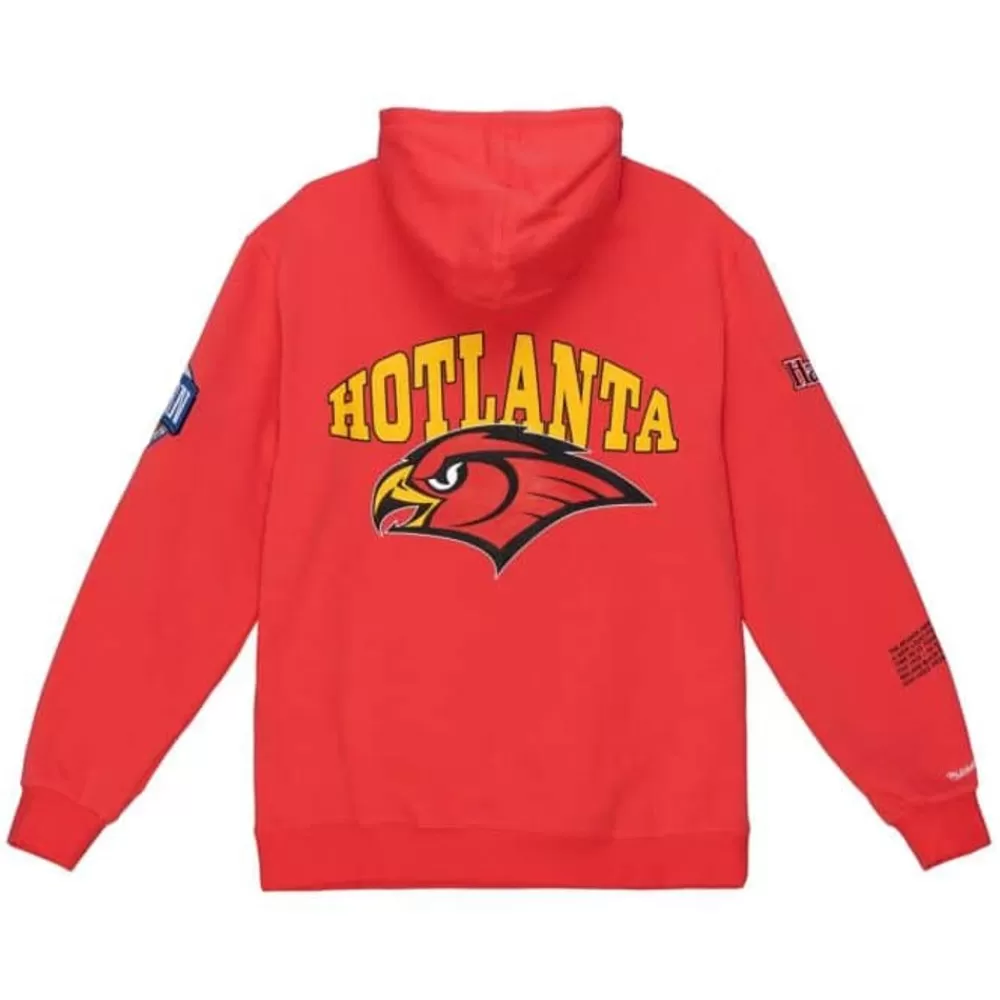 Apparel Mitchell & Ness Hoodies & Sweatshirts-Team Origins Fleece Hoody Atlanta Hawks