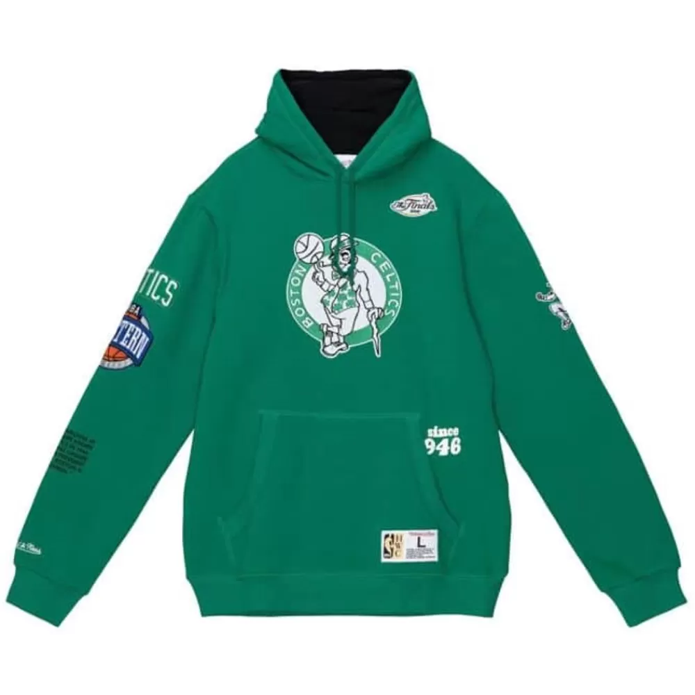Apparel Mitchell & Ness Hoodies & Sweatshirts-Team Origins Fleece Hoody Boston Celtics