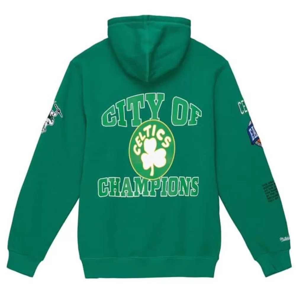 Apparel Mitchell & Ness Hoodies & Sweatshirts-Team Origins Fleece Hoody Boston Celtics