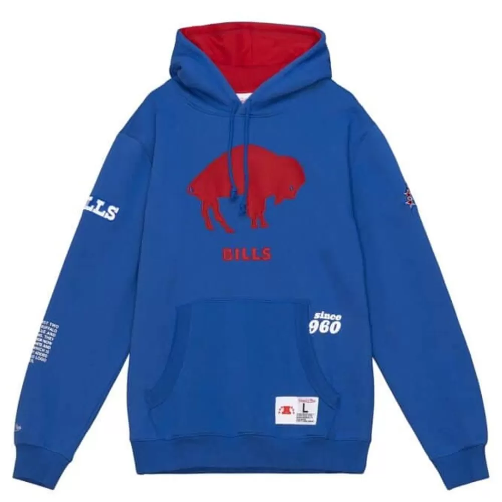 Apparel Mitchell & Ness Hoodies & Sweatshirts-Team Origins Fleece Hoody Buffalo Bills