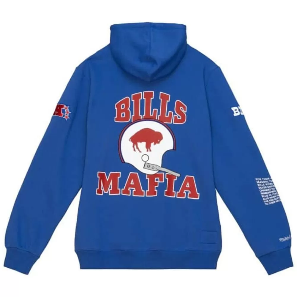 Apparel Mitchell & Ness Hoodies & Sweatshirts-Team Origins Fleece Hoody Buffalo Bills