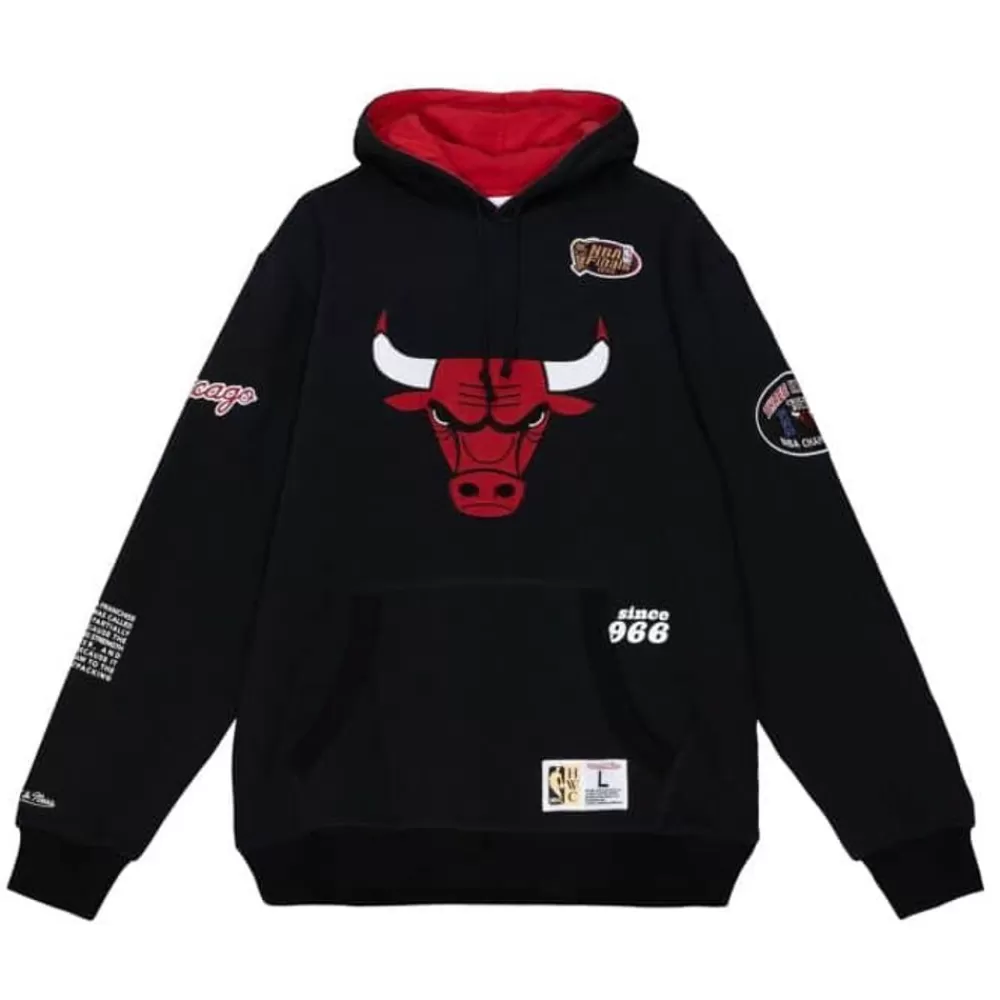 Apparel Mitchell & Ness Hoodies & Sweatshirts-Team Origins Fleece Hoody Chicago Bulls