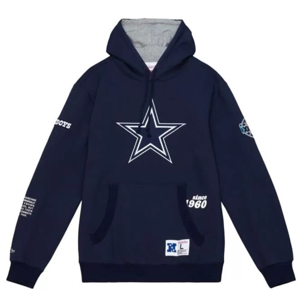 Apparel Mitchell & Ness Hoodies & Sweatshirts-Team Origins Fleece Hoody Dallas Cowboys