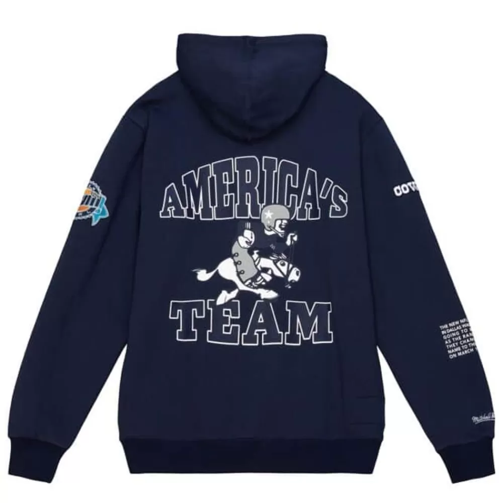 Apparel Mitchell & Ness Hoodies & Sweatshirts-Team Origins Fleece Hoody Dallas Cowboys