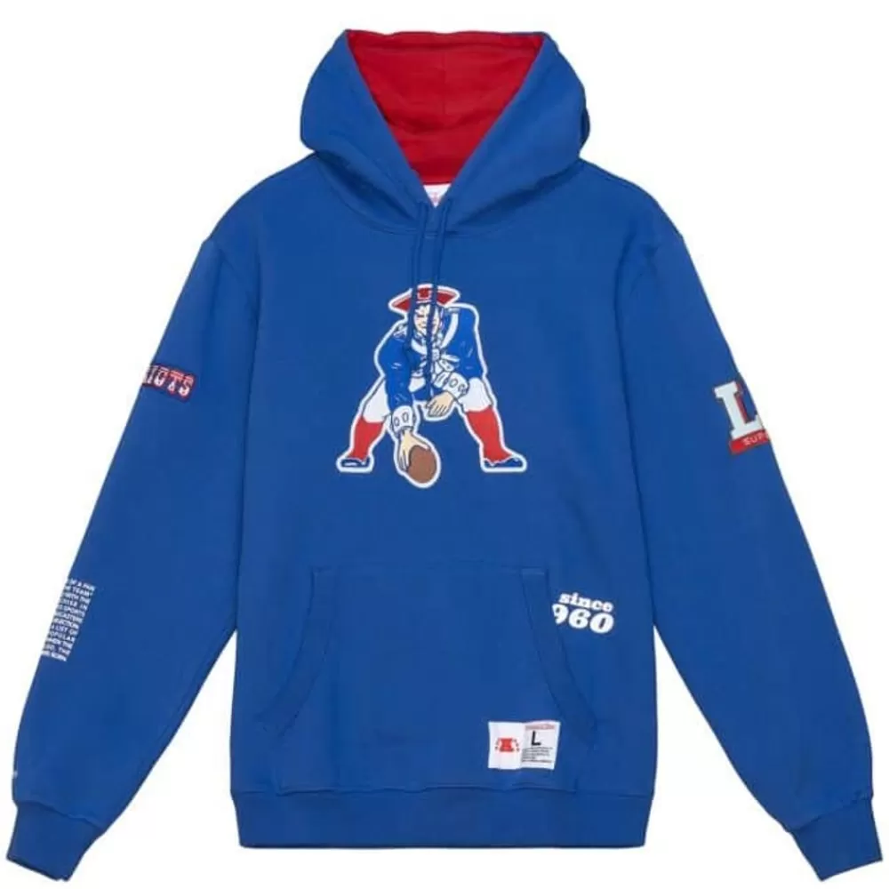 Apparel Mitchell & Ness Hoodies & Sweatshirts-Team Origins Fleece Hoody New England Patriots