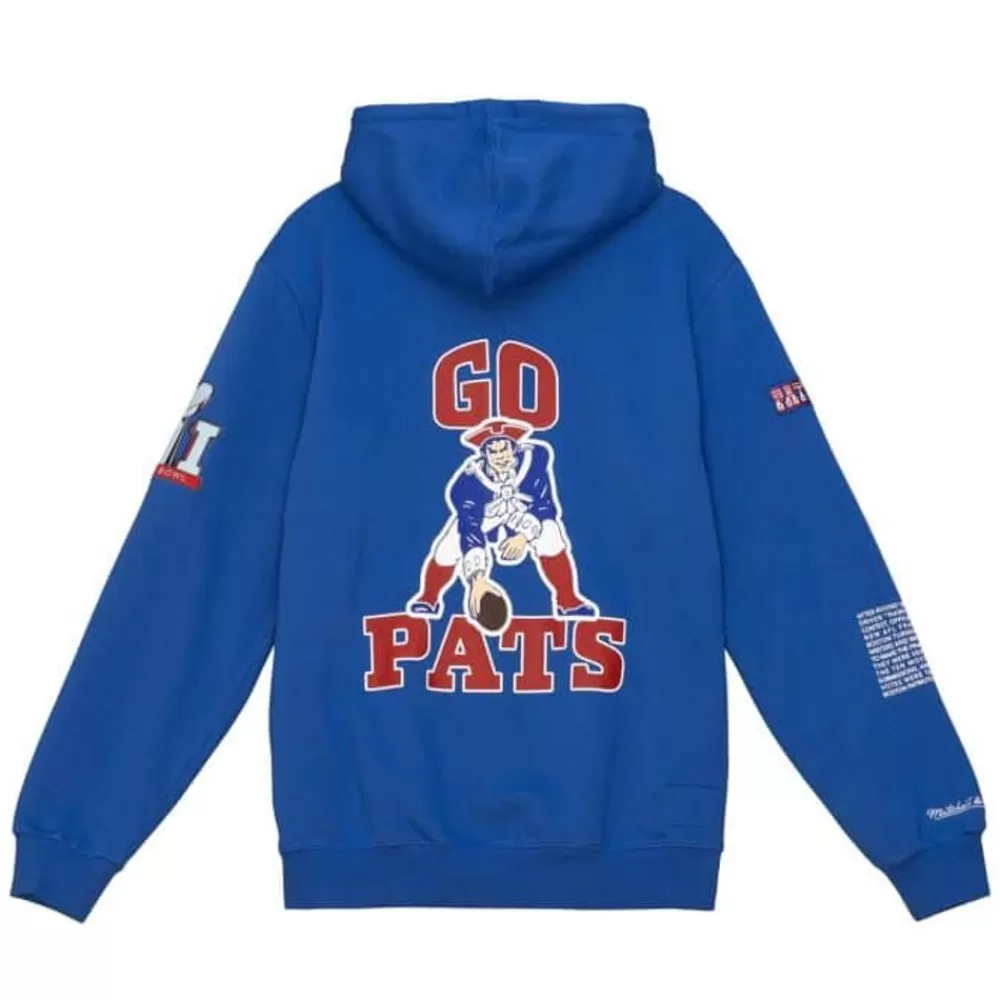 Apparel Mitchell & Ness Hoodies & Sweatshirts-Team Origins Fleece Hoody New England Patriots