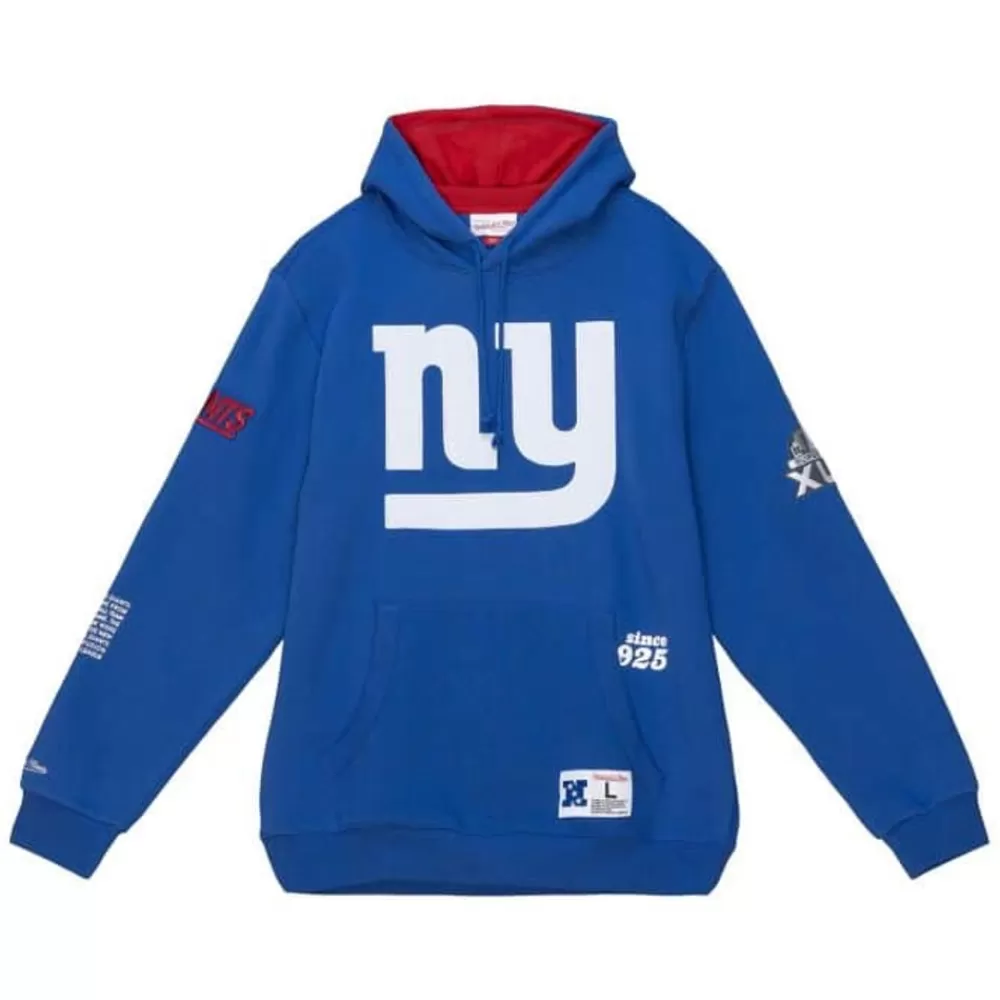 Apparel Mitchell & Ness Hoodies & Sweatshirts-Team Origins Fleece Hoody New York Giants
