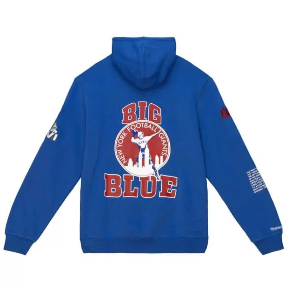 Apparel Mitchell & Ness Hoodies & Sweatshirts-Team Origins Fleece Hoody New York Giants