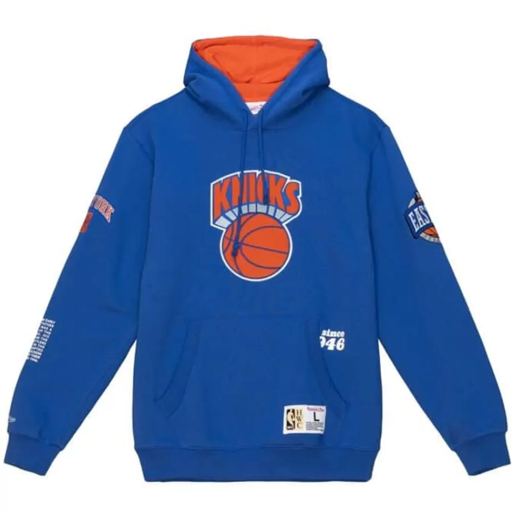 Apparel Mitchell & Ness Hoodies & Sweatshirts-Team Origins Fleece Hoody New York Knicks