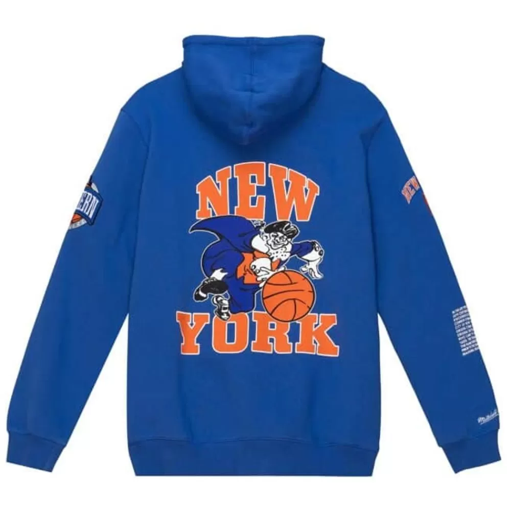 Apparel Mitchell & Ness Hoodies & Sweatshirts-Team Origins Fleece Hoody New York Knicks