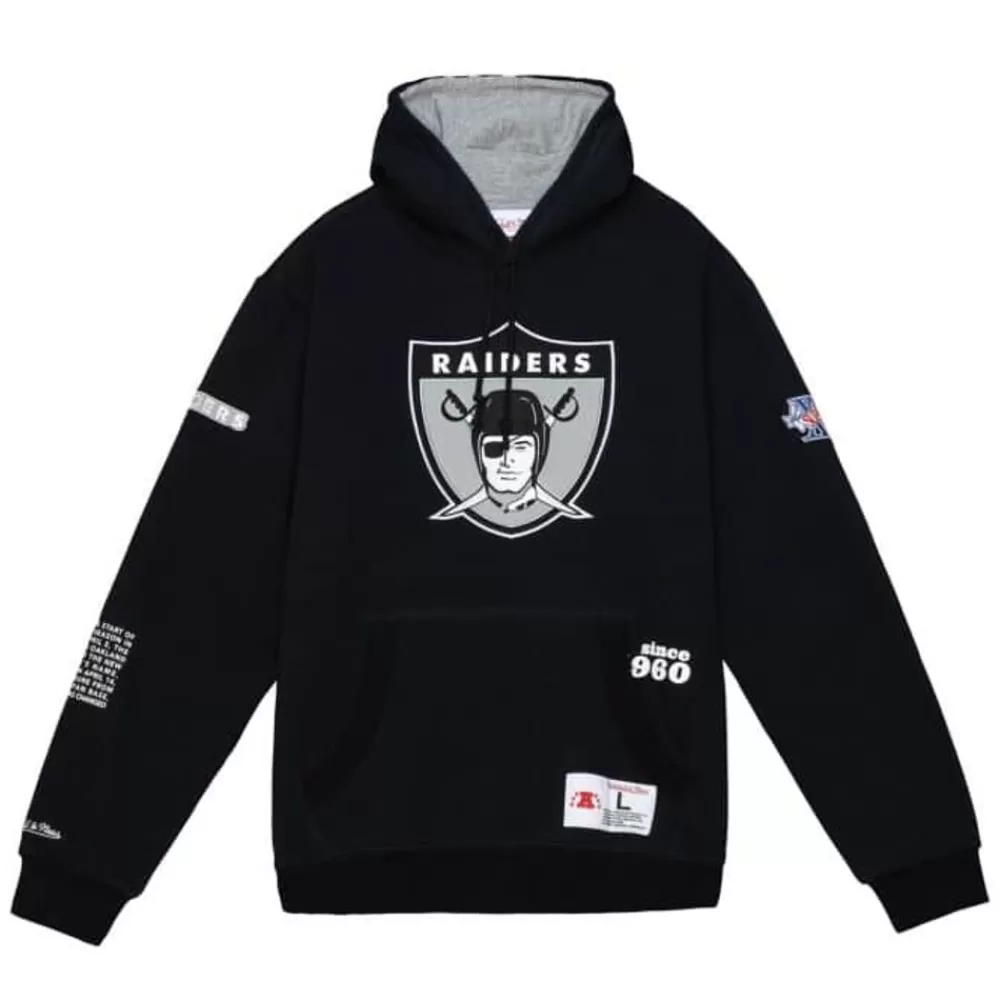 Apparel Mitchell & Ness Hoodies & Sweatshirts-Team Origins Fleece Hoody Oakland Raiders