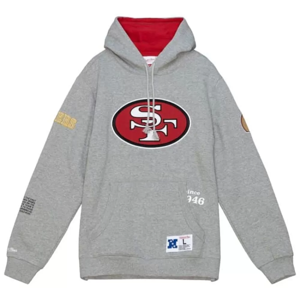 Apparel Mitchell & Ness Hoodies & Sweatshirts-Team Origins Fleece Hoody San Francisco 49Ers