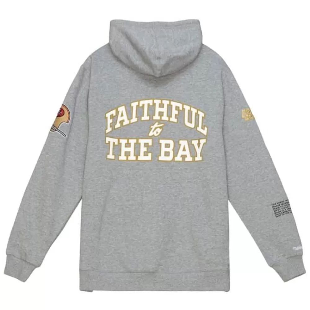 Apparel Mitchell & Ness Hoodies & Sweatshirts-Team Origins Fleece Hoody San Francisco 49Ers