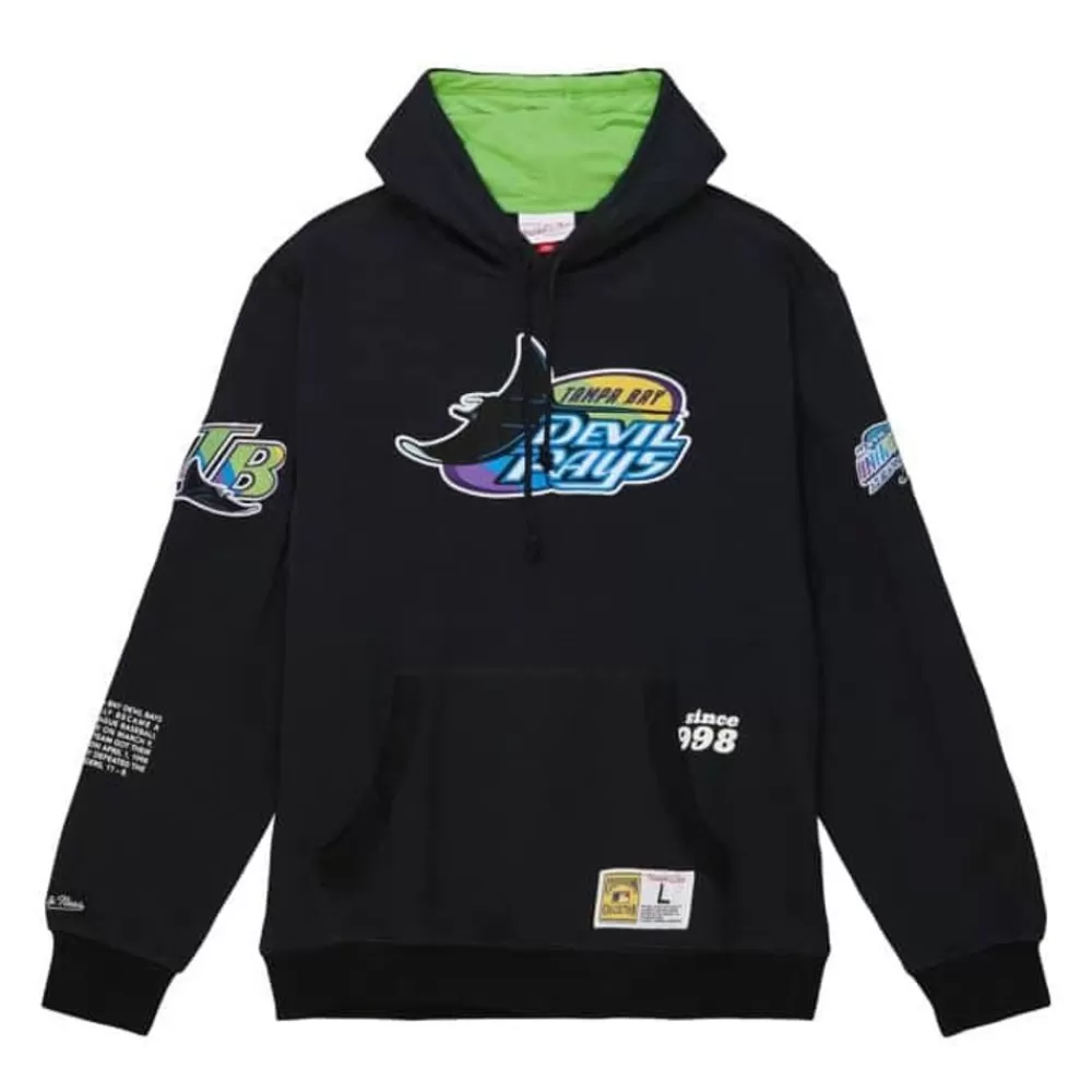 Apparel Mitchell & Ness Hoodies & Sweatshirts-Team Origins Fleece Hoody Tampa Bay Rays