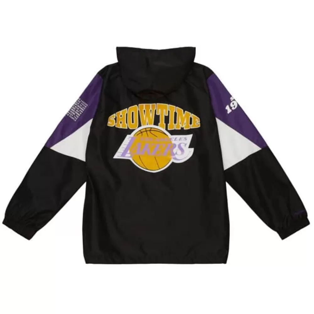 Apparel Mitchell & Ness Jackets & Outerwear-Team Origins Pullover Anorak Los Angeles Lakers