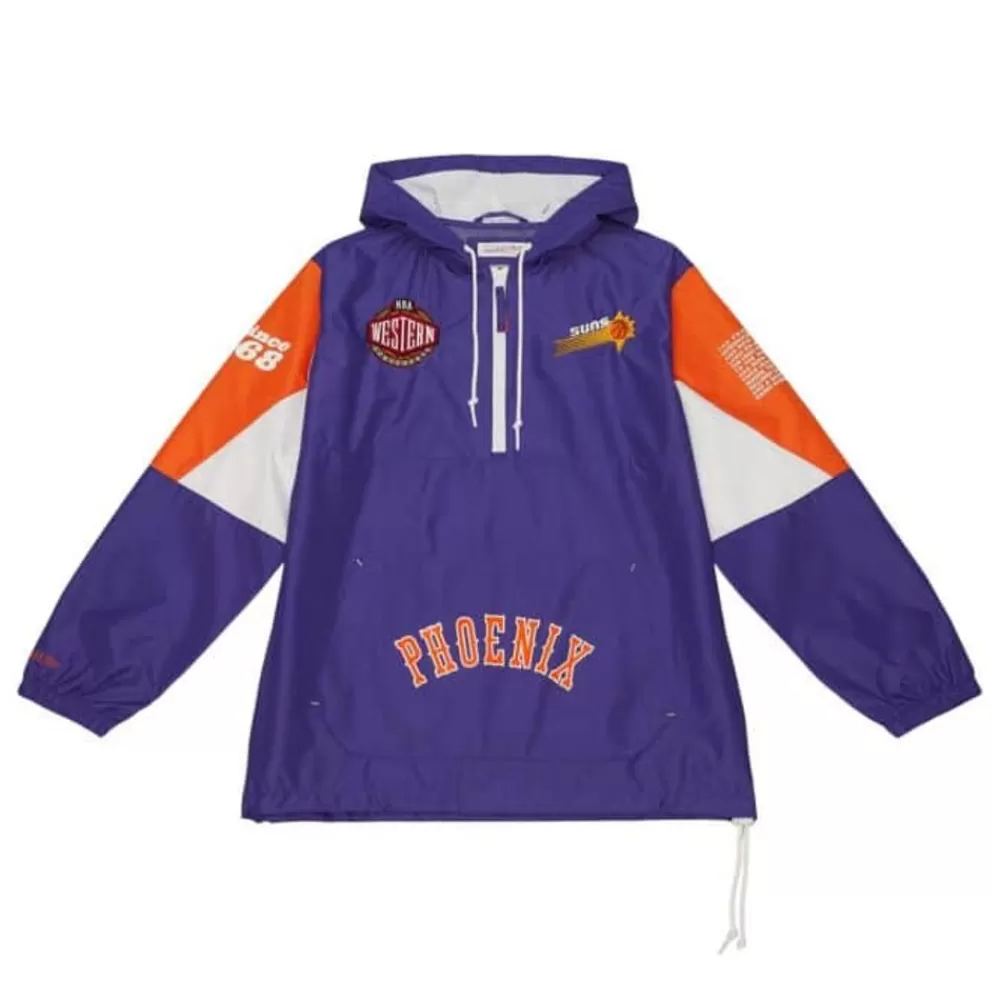 Apparel Mitchell & Ness Jackets & Outerwear-Team Origins Pullover Anorak Phoenix Suns