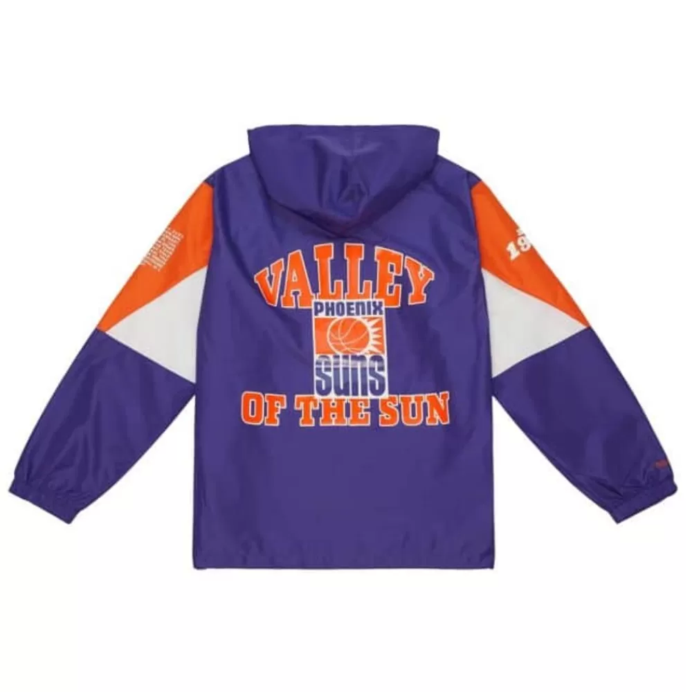 Apparel Mitchell & Ness Jackets & Outerwear-Team Origins Pullover Anorak Phoenix Suns