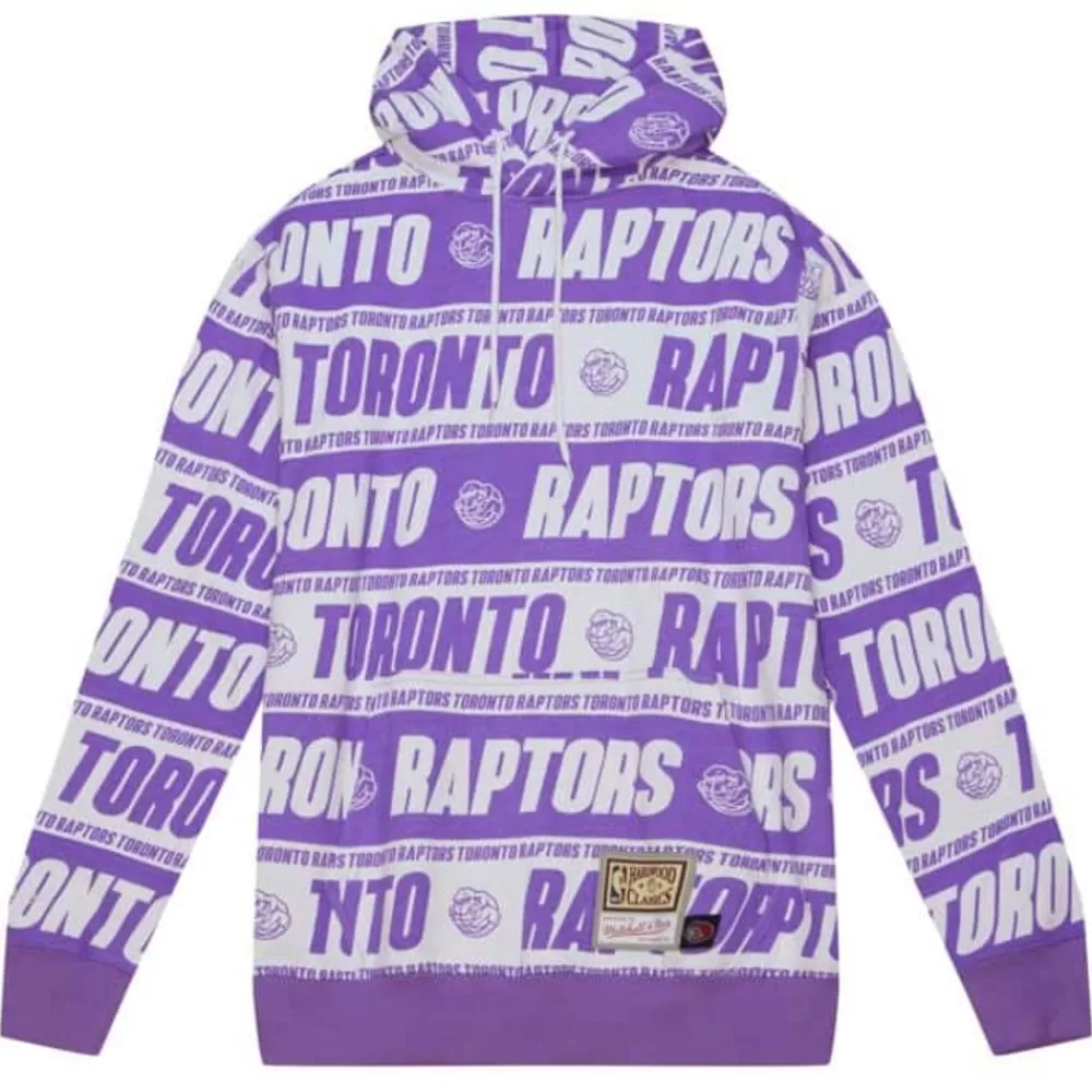 Apparel Mitchell & Ness Hoodies & Sweatshirts-Teamwrap Hoodie Toronto Raptors