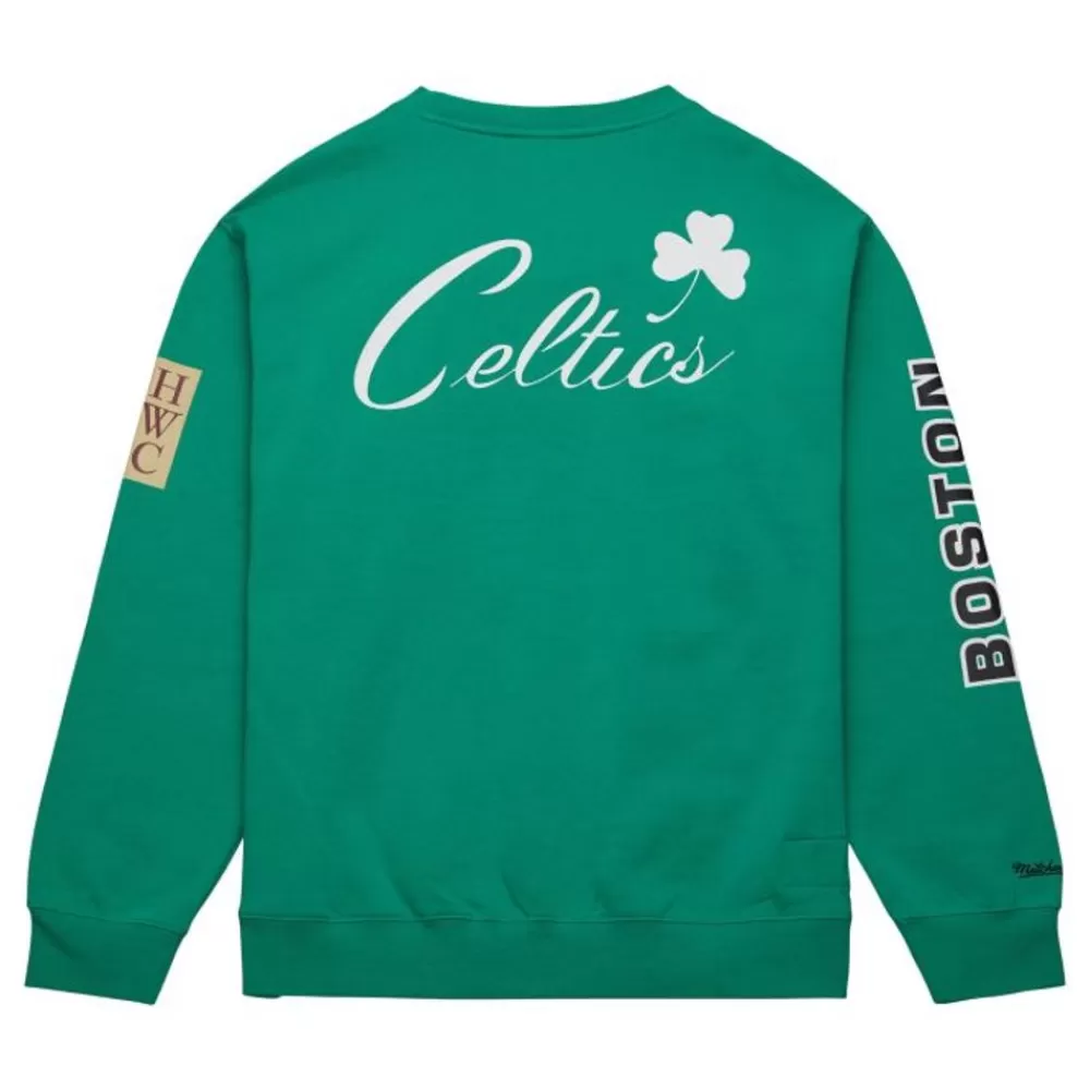 Apparel Mitchell & Ness Hoodies & Sweatshirts-There And Back Fleece Crew Boston Celtics