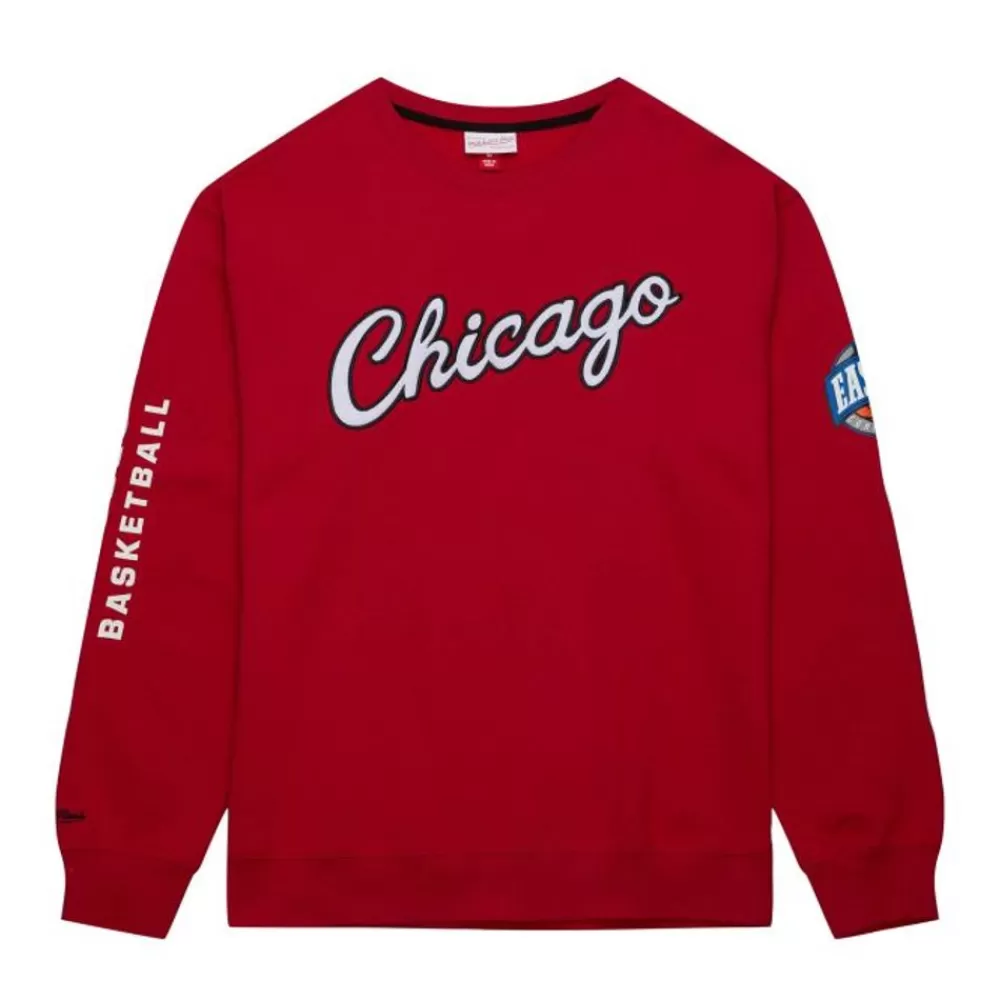 Apparel Mitchell & Ness Hoodies & Sweatshirts-There And Back Fleece Crew Chicago Bulls