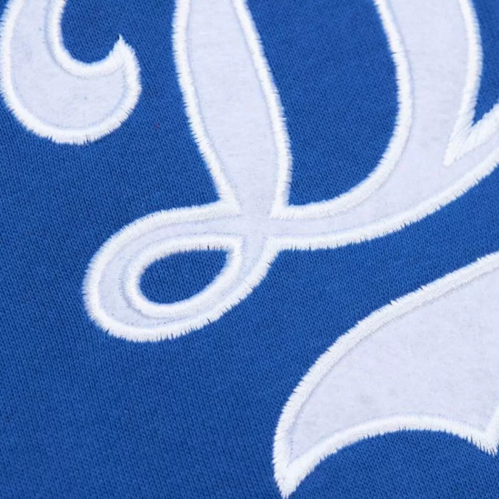 Apparel Mitchell & Ness Hoodies & Sweatshirts-There And Back Fleece Crew Current Logo Los Angeles Dodgers