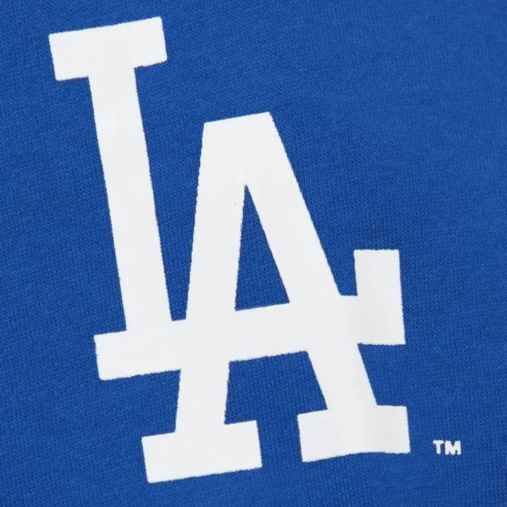 Apparel Mitchell & Ness Hoodies & Sweatshirts-There And Back Fleece Crew Current Logo Los Angeles Dodgers