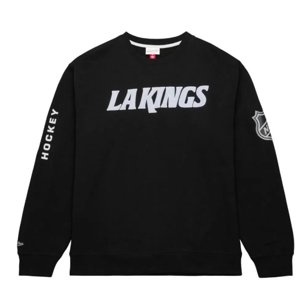Apparel Mitchell & Ness Hoodies & Sweatshirts-There And Back Fleece Crew Current Logo Los Angeles Kings