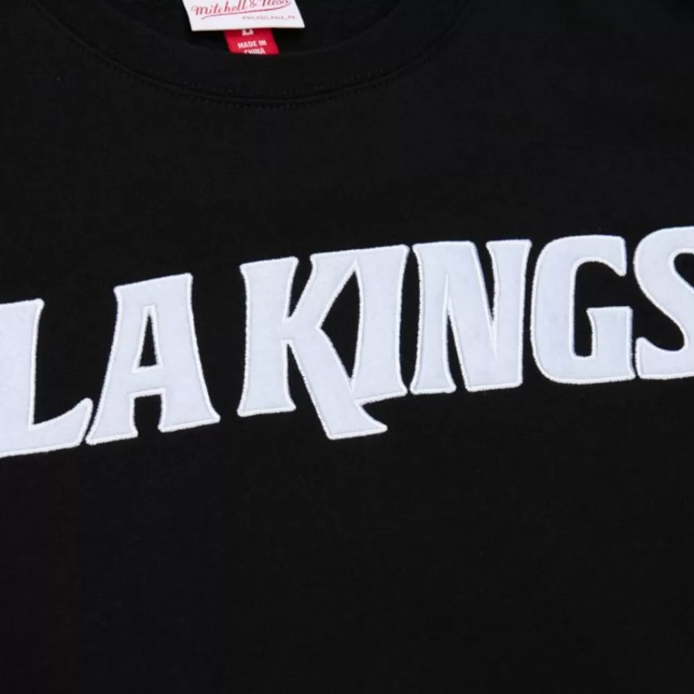 Apparel Mitchell & Ness Hoodies & Sweatshirts-There And Back Fleece Crew Current Logo Los Angeles Kings