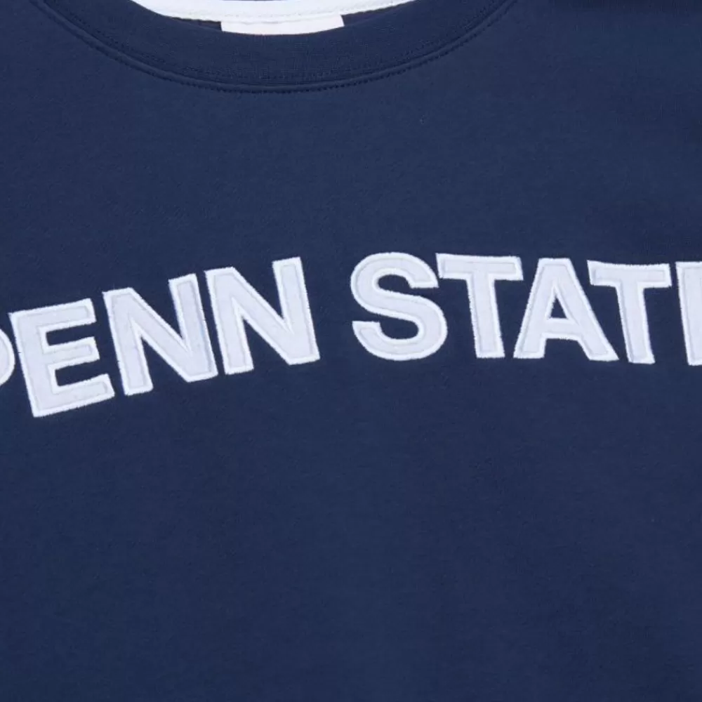 Apparel Mitchell & Ness Hoodies & Sweatshirts-There And Back Fleece Crew Current Logo Penn State University