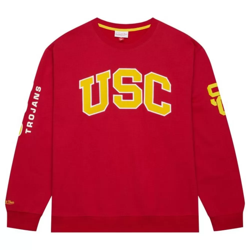 Apparel Mitchell & Ness Hoodies & Sweatshirts-There And Back Fleece Crew Current Logo Usc