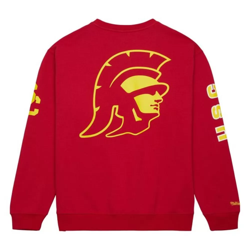Apparel Mitchell & Ness Hoodies & Sweatshirts-There And Back Fleece Crew Current Logo Usc