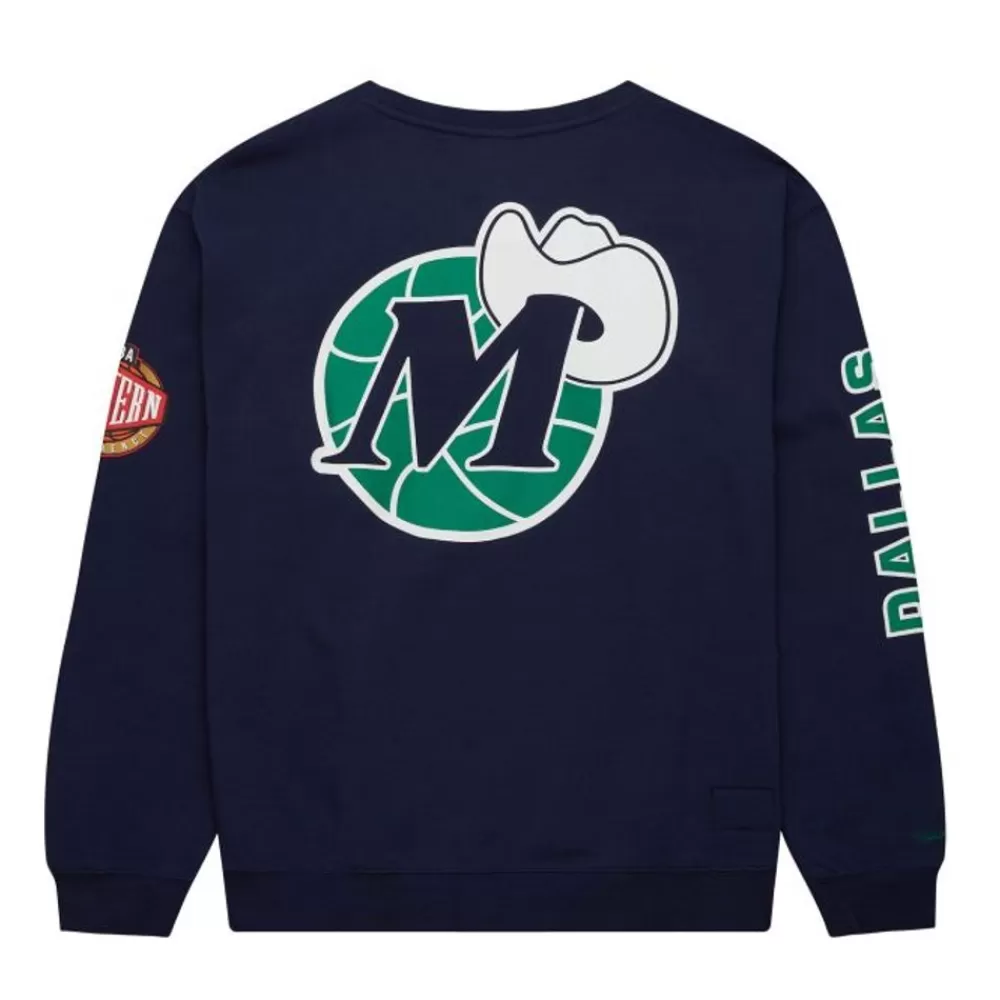 Apparel Mitchell & Ness Hoodies & Sweatshirts-There And Back Fleece Crew Dallas Mavericks