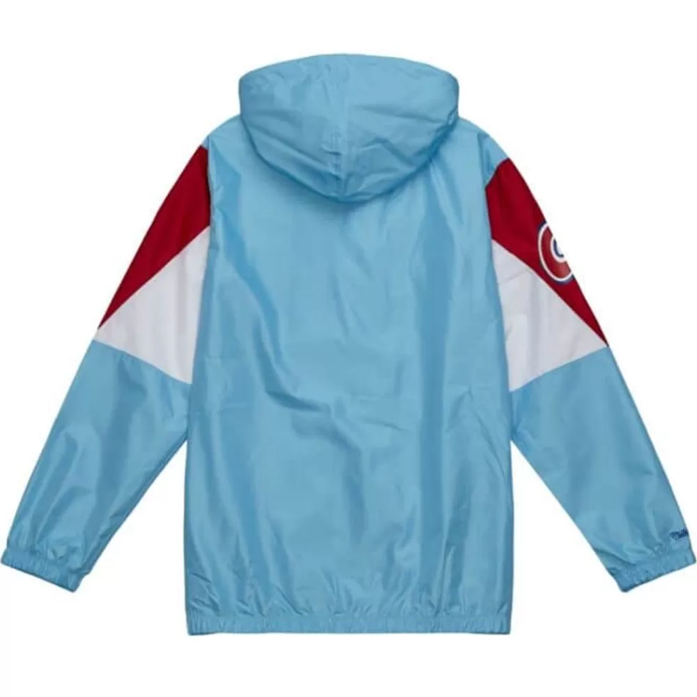 Apparel Mitchell & Ness Jackets & Outerwear-Throw It Back Full Zip Windbreaker Atlanta Braves