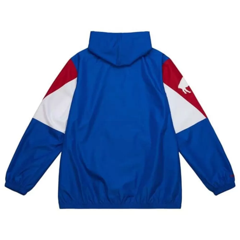 Apparel Mitchell & Ness Jackets & Outerwear-Throw It Back Full Zip Windbreaker Buffalo Bills