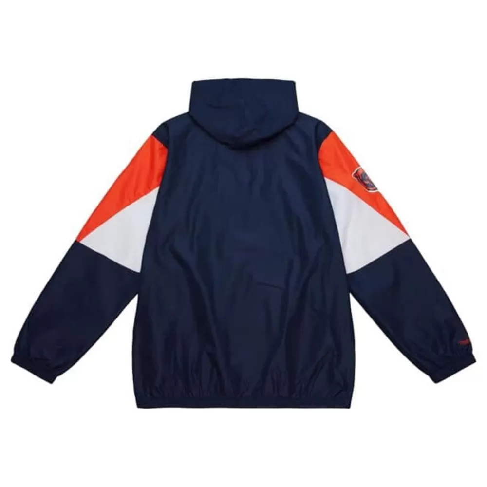 Apparel Mitchell & Ness Jackets & Outerwear-Throw It Back Full Zip Windbreaker Chicago Bears