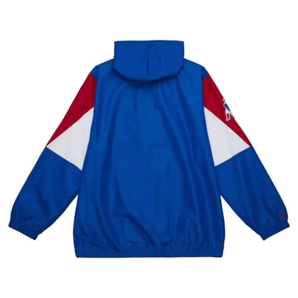 Apparel Mitchell & Ness Jackets & Outerwear-Throw It Back Full Zip Windbreaker New England Patriots