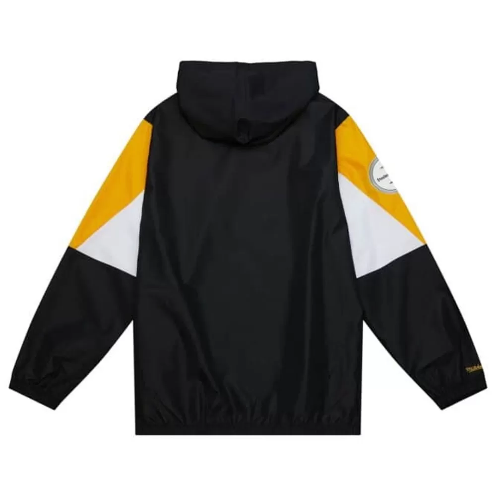 Apparel Mitchell & Ness Jackets & Outerwear-Throw It Back Full Zip Windbreaker Pittsburgh Steelers