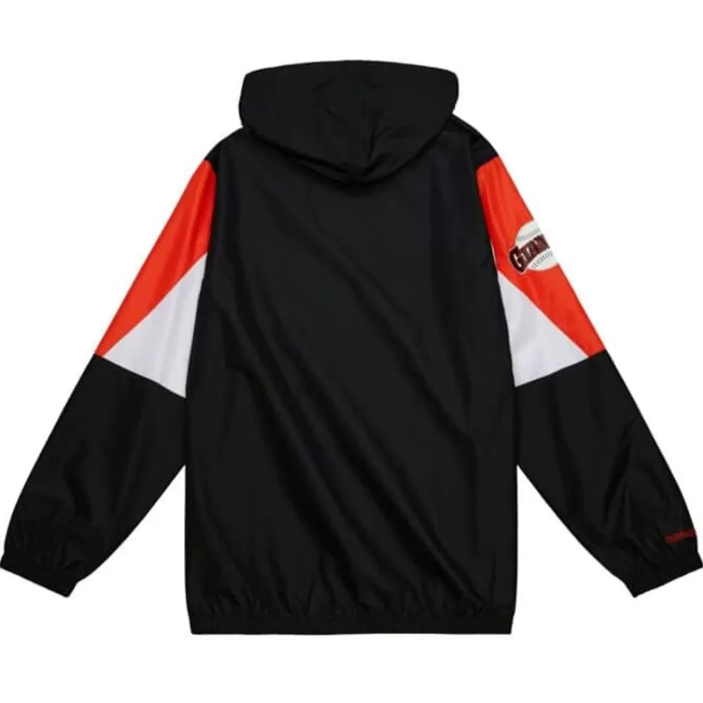 Apparel Mitchell & Ness Jackets & Outerwear-Throw It Back Full Zip Windbreaker San Francisco Giants