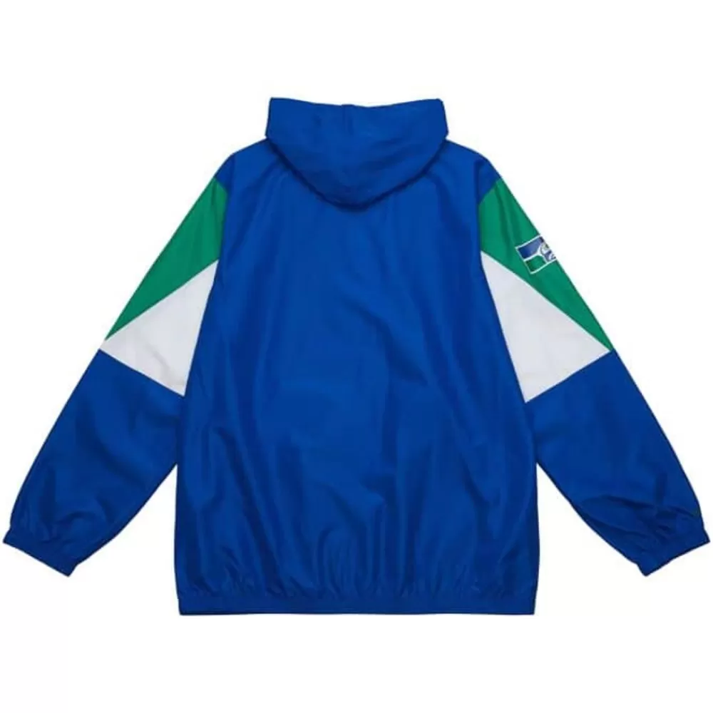 Apparel Mitchell & Ness Jackets & Outerwear-Throw It Back Full Zip Windbreaker Seattle Seahawks