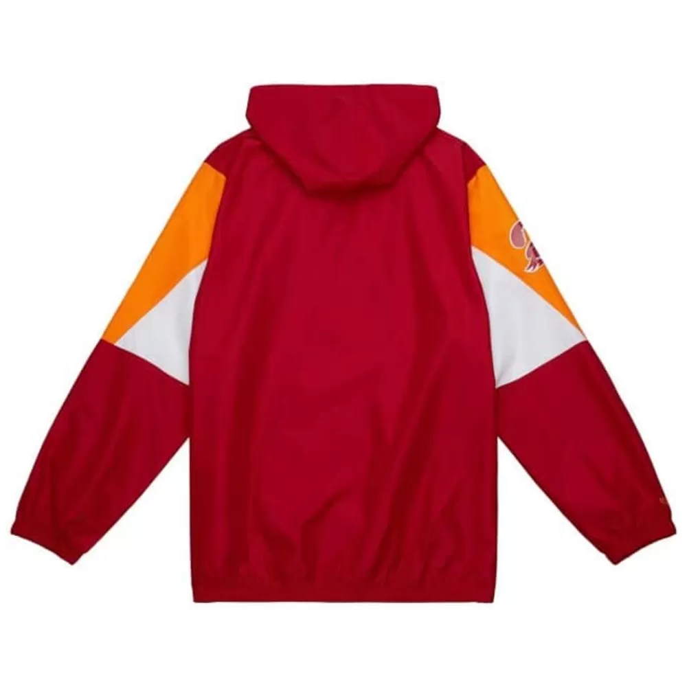 Apparel Mitchell & Ness Jackets & Outerwear-Throw It Back Full Zip Windbreaker Tampa Bay Buccaneers