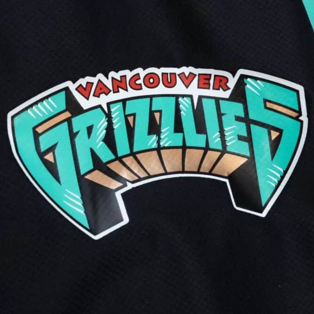 Apparel Mitchell & Ness Jackets & Outerwear-Throw It Back Full Zip Windbreaker Vancouver Grizzlies