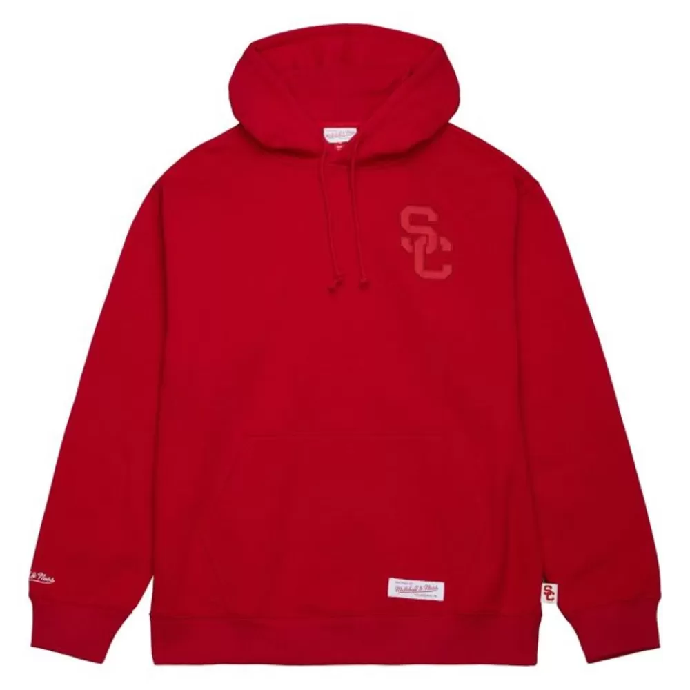 Apparel Mitchell & Ness Hoodies & Sweatshirts-Tonal Logo Heavyweight Fleece Current Logo Usc