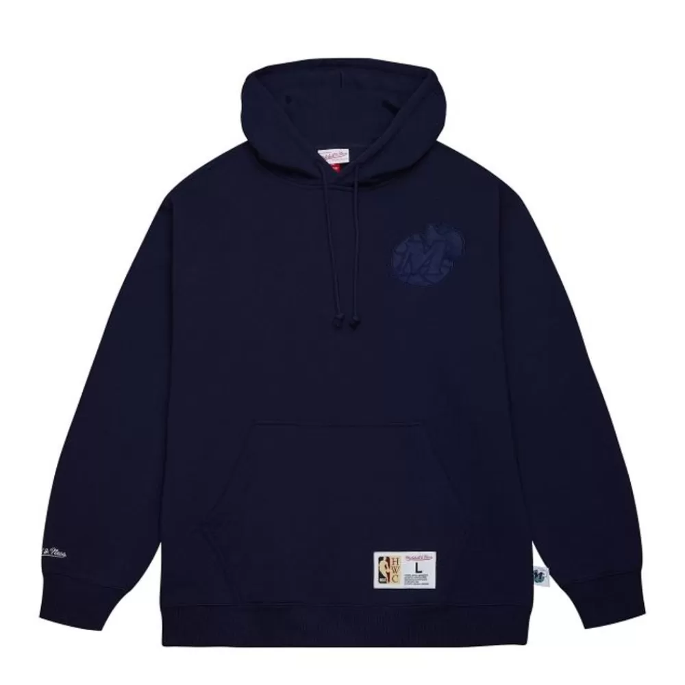 Apparel Mitchell & Ness Hoodies & Sweatshirts-Tonal Logo Heavyweight Fleece Dallas Mavericks
