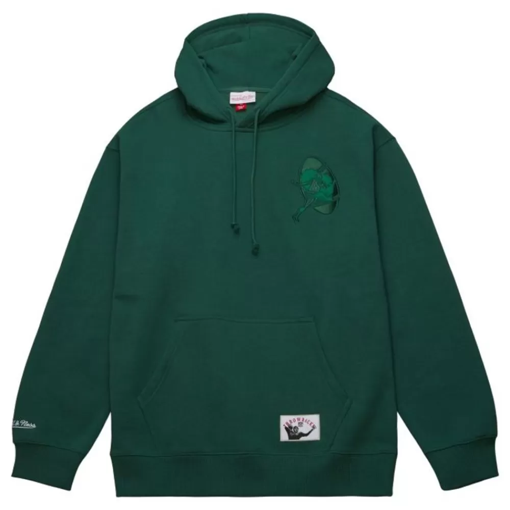 Apparel Mitchell & Ness Hoodies & Sweatshirts-Tonal Logo Heavyweight Fleece Green Bay Packers