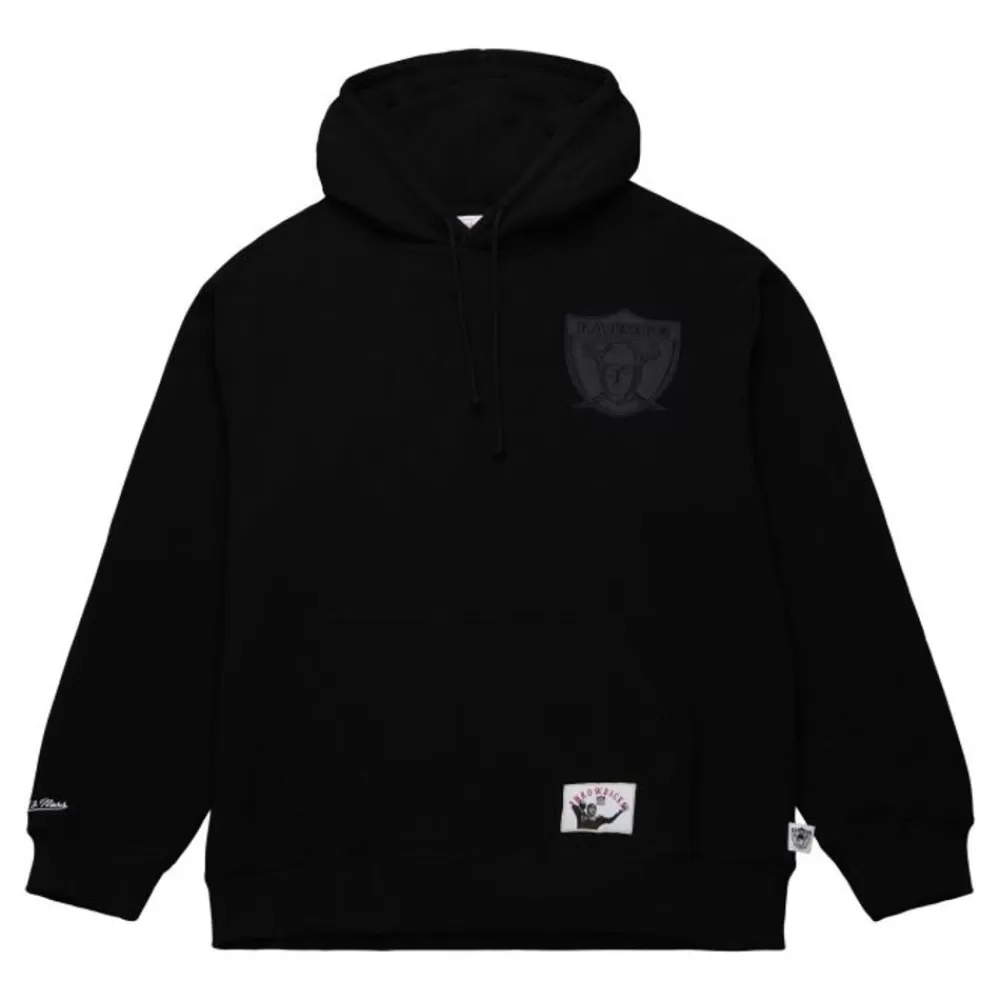 Apparel Mitchell & Ness Hoodies & Sweatshirts-Tonal Logo Heavyweight Fleece Oakland Raiders