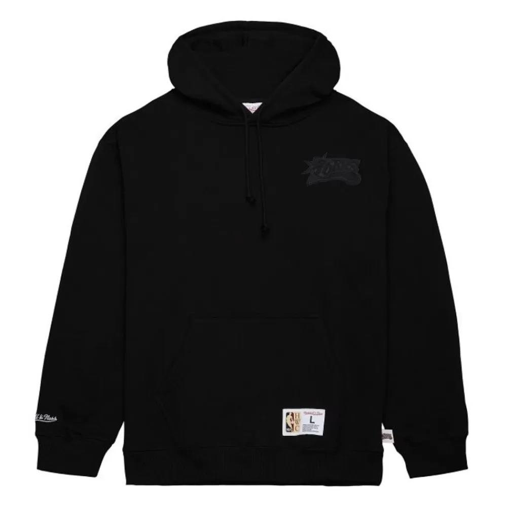 Apparel Mitchell & Ness Hoodies & Sweatshirts-Tonal Logo Heavyweight Fleece Philadelphia 76Ers
