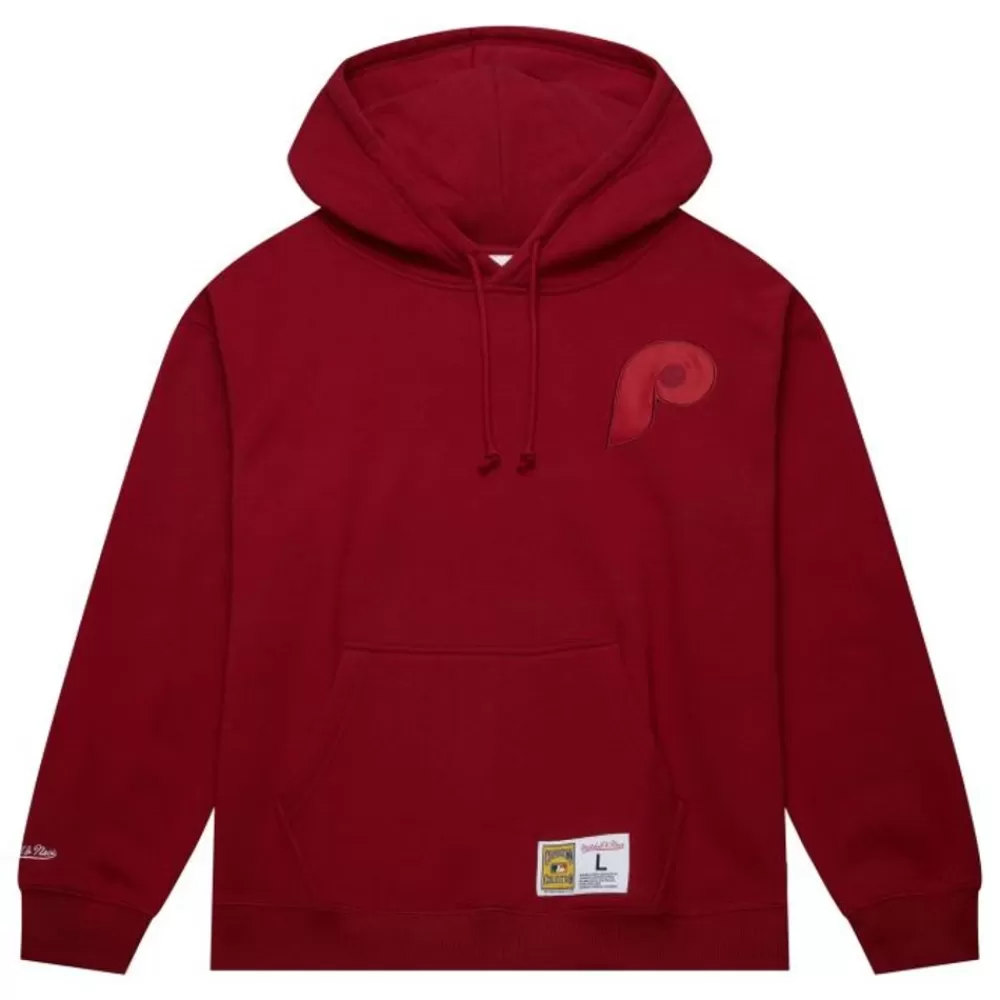 Apparel Mitchell & Ness Hoodies & Sweatshirts-Tonal Logo Heavyweight Fleece Philadelphia Phillies