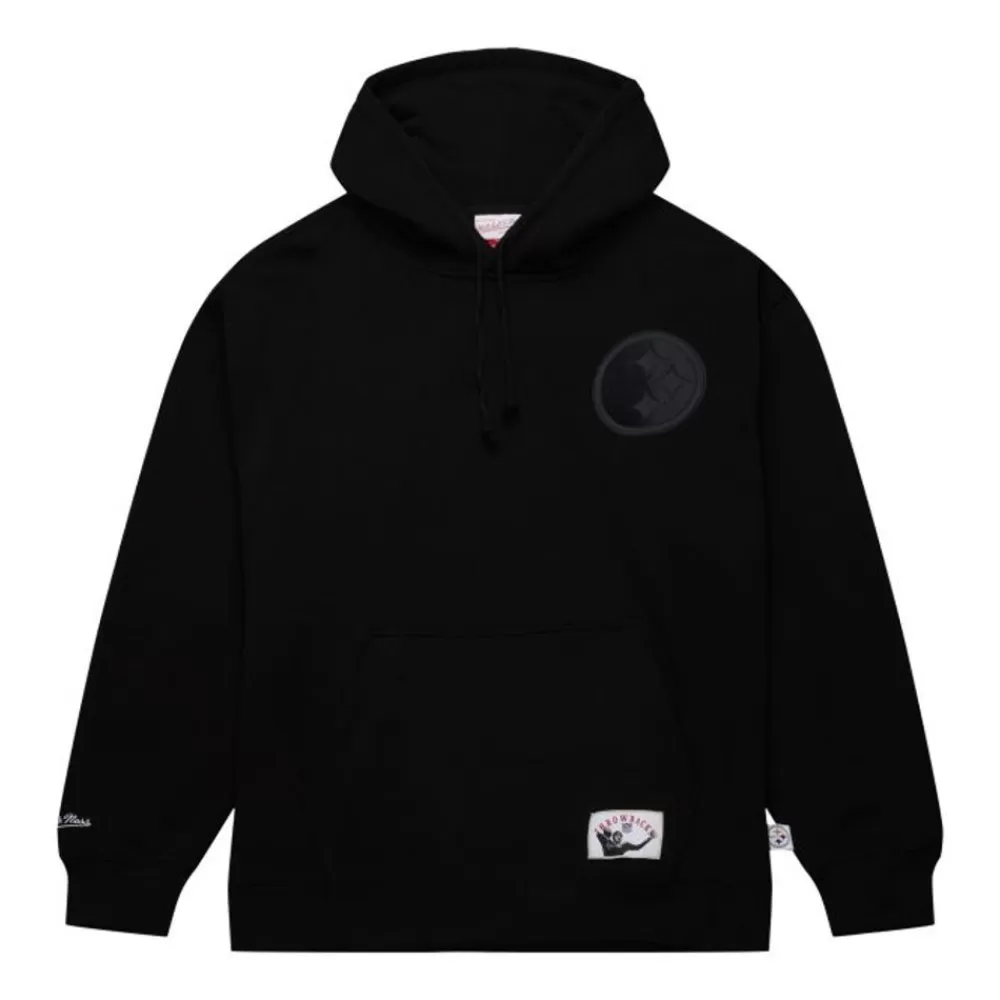 Apparel Mitchell & Ness Hoodies & Sweatshirts-Tonal Logo Heavyweight Fleece Pittsburgh Steelers